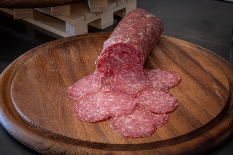 Salami de jabalí típico de Umbría