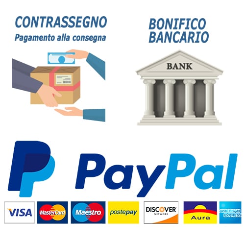 Pagamento Sicuro con Carte o PayPal